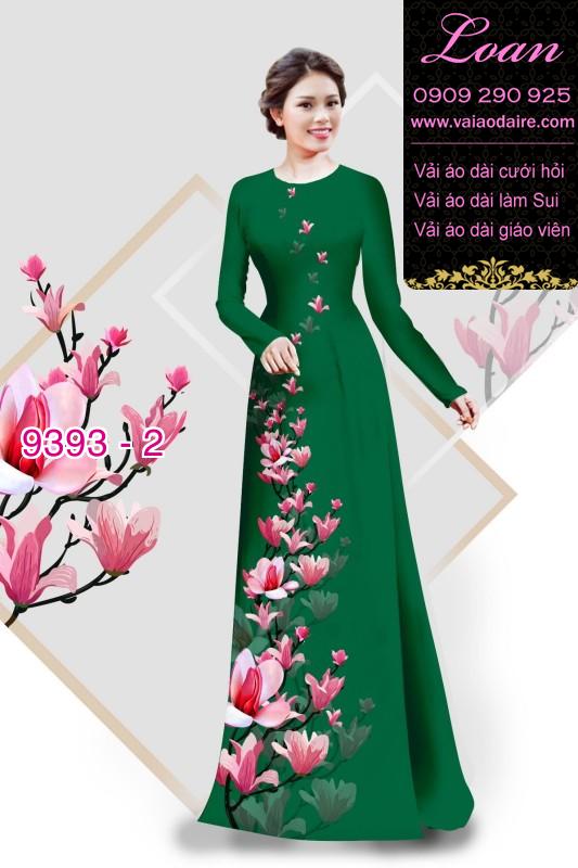 Vải áo dài cành hoa