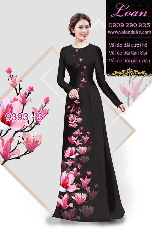 Vải áo dài cành hoa