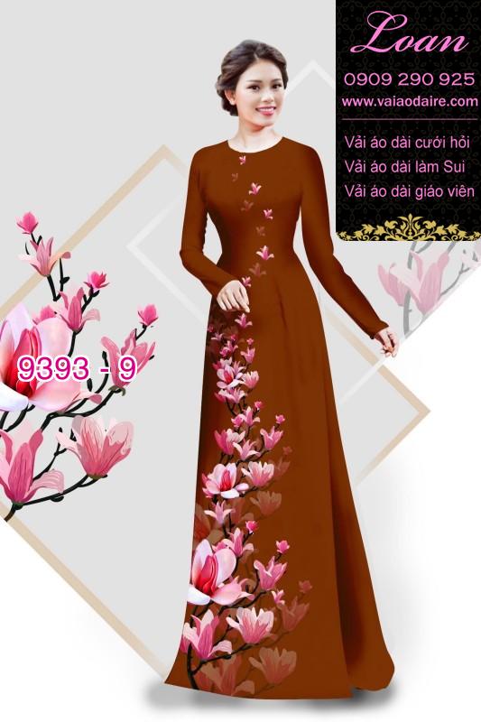 Vải áo dài cành hoa