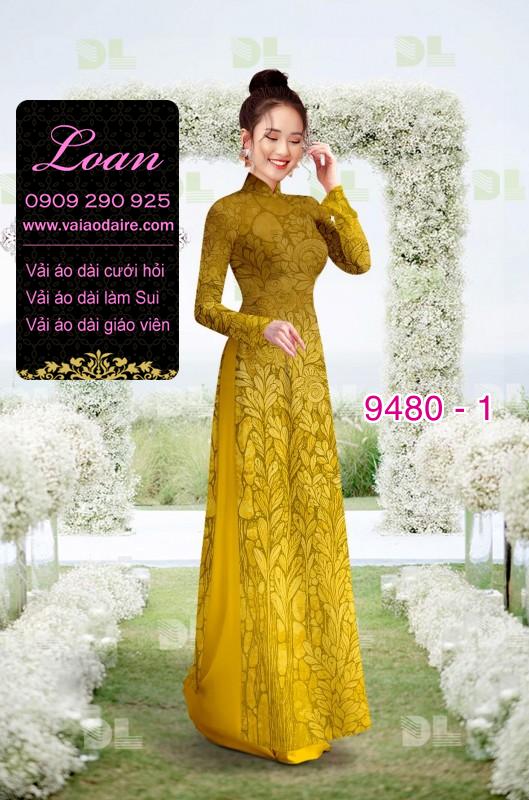Vải áo dài hoa chìm