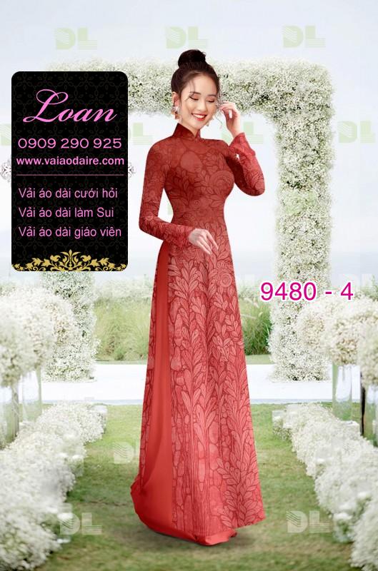 Vải áo dài hoa chìm