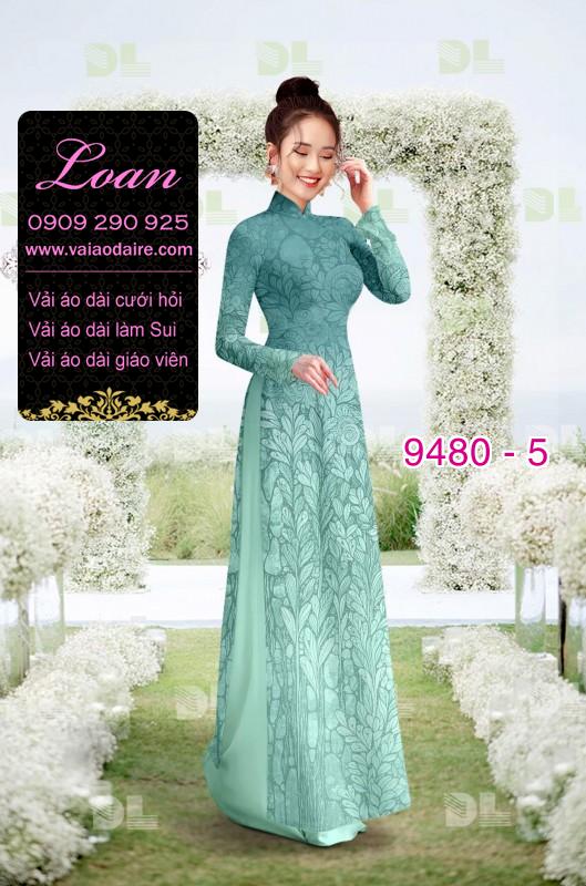 Vải áo dài hoa chìm