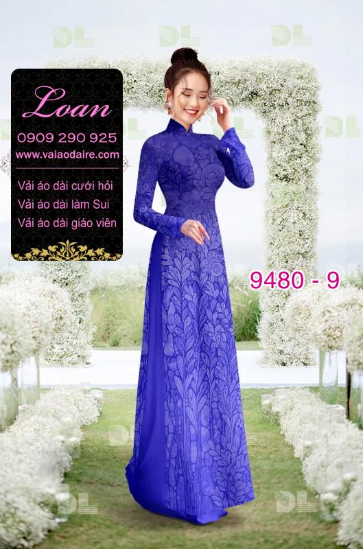 Vải áo dài hoa chìm