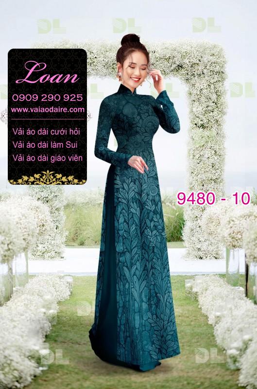 Vải áo dài hoa chìm