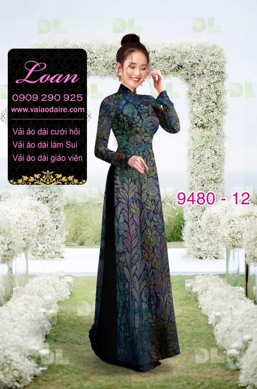Vải áo dài hoa chìm