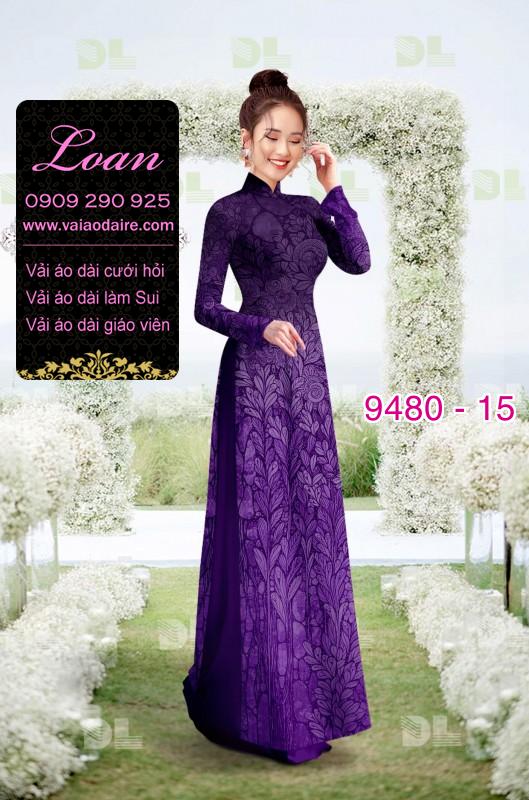 Vải áo dài hoa chìm