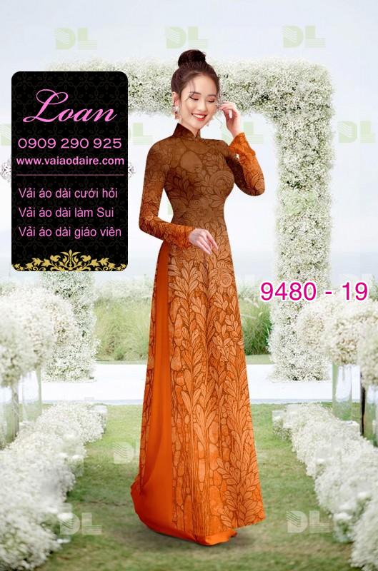 Vải áo dài hoa chìm