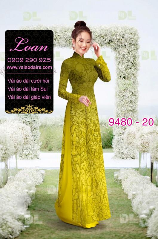 Vải áo dài hoa chìm