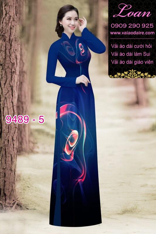 Vải áo dài hoa 3D Vải áo dài hoa 3D
