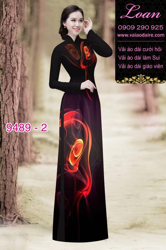 Vải áo dài hoa 3D Vải áo dài hoa 3D