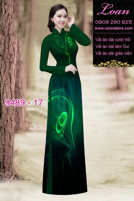 Vải áo dài hoa 3D Vải áo dài hoa 3D