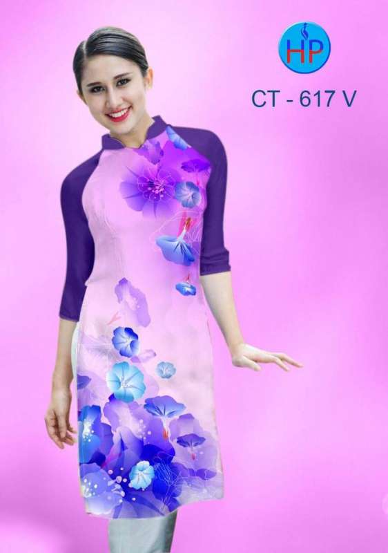 Vải áo dài Cách Tân hoa mờ