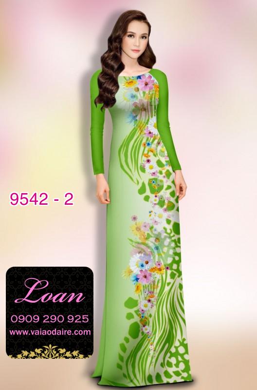 Vải áo dài hoa dây Vải áo dài hoa dây