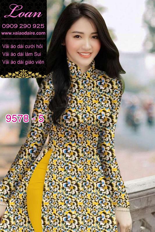Vải áo dài hoa đều