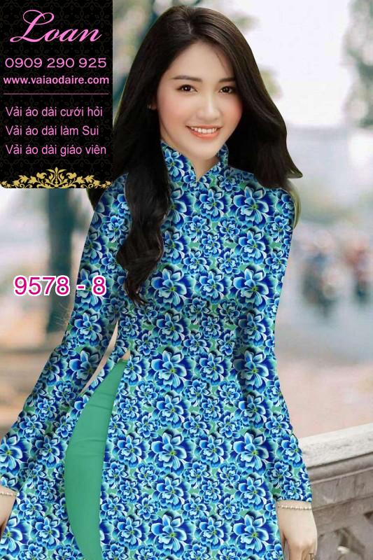 Vải áo dài hoa đều