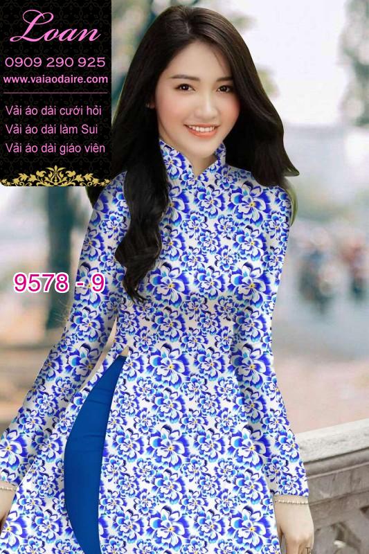 Vải áo dài hoa đều
