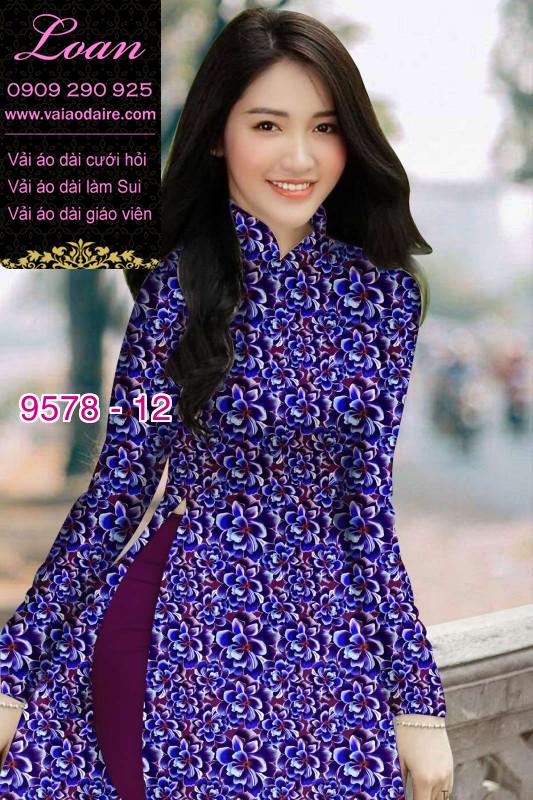 Vải áo dài hoa đều