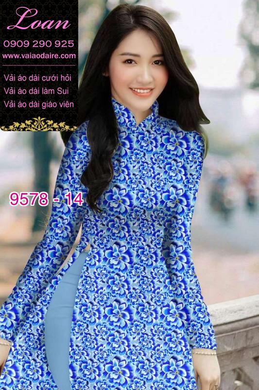 Vải áo dài hoa đều