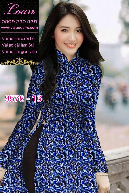 Vải áo dài hoa đều