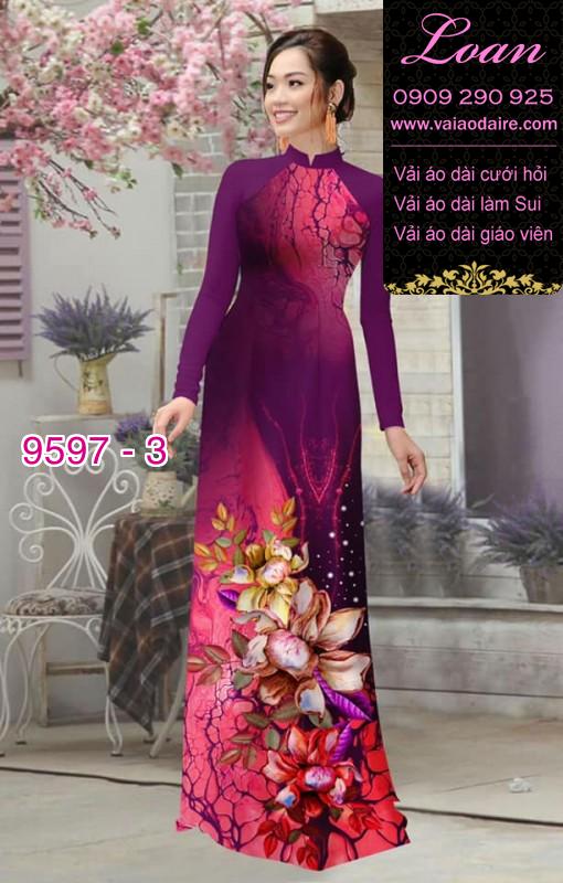 Vải áo dài lập thể