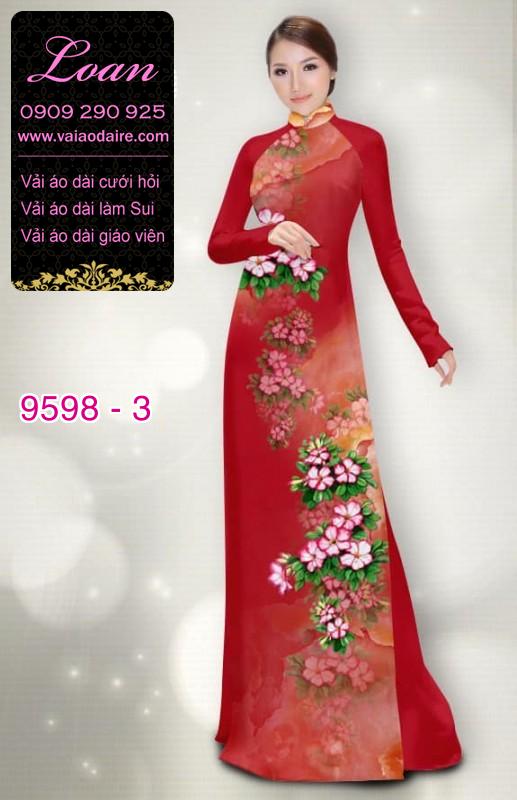 Vải áo dài hoa dây