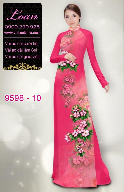 Vải áo dài hoa dây