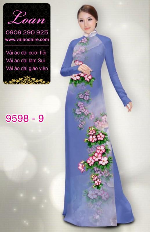 Vải áo dài hoa dây