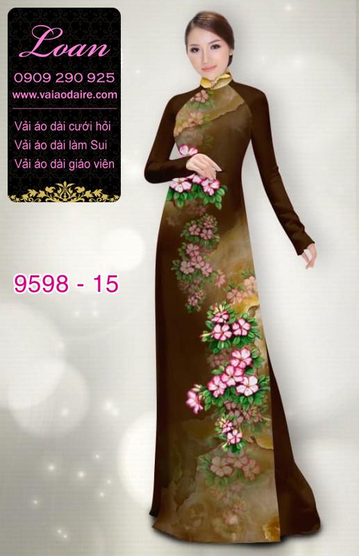 Vải áo dài hoa dây