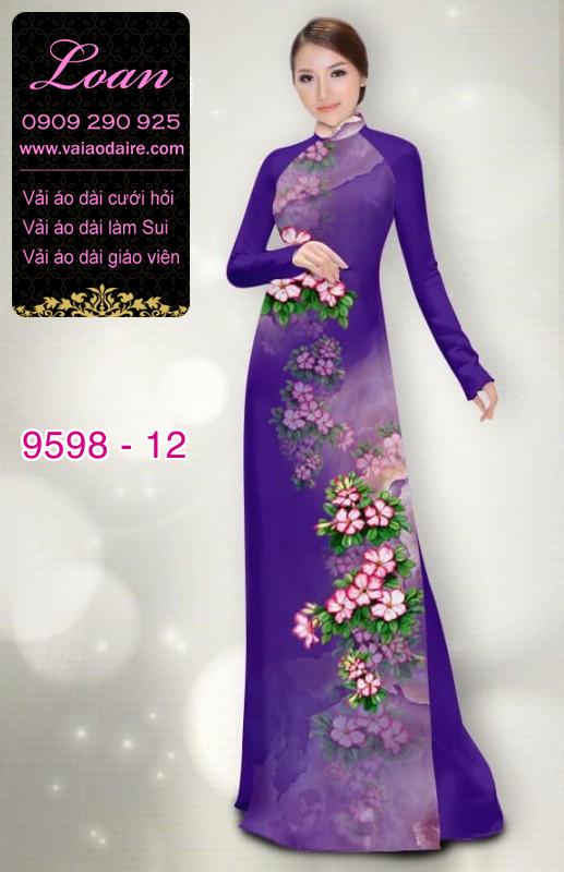 Vải áo dài hoa dây
