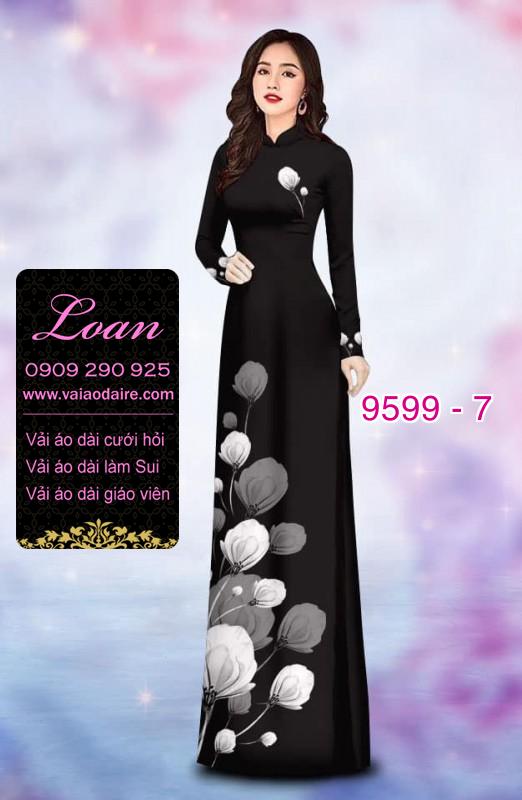 Vải áo dài hoa dây