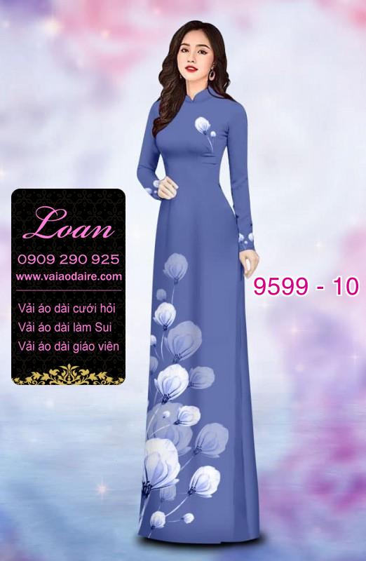Vải áo dài hoa dây