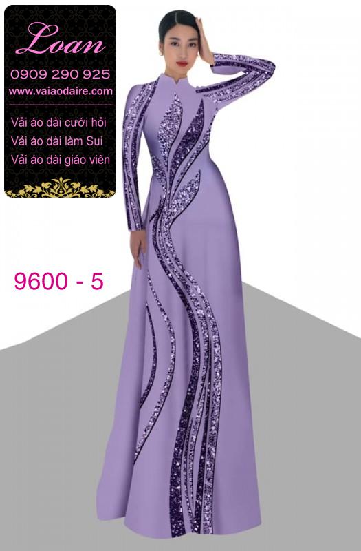 Vải áo dài hoa dây