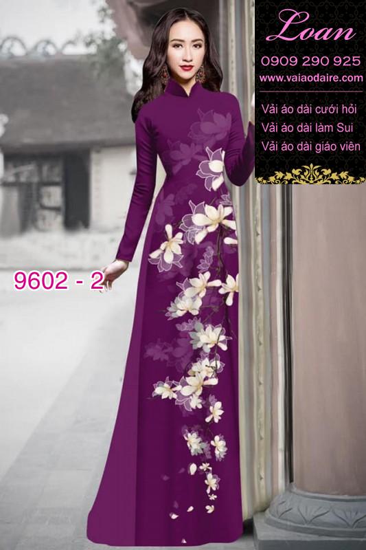 Vải áo dài hoa dây