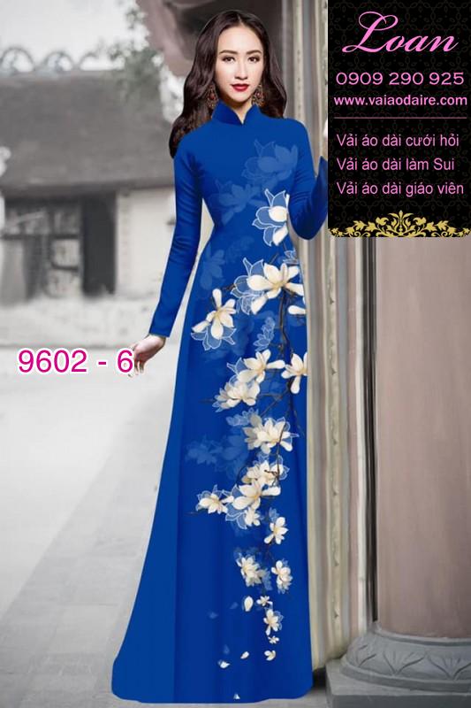 Vải áo dài hoa dây
