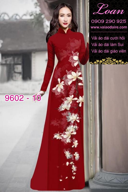 Vải áo dài hoa dây