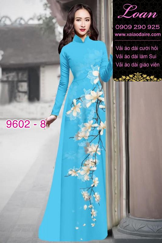 Vải áo dài hoa dây
