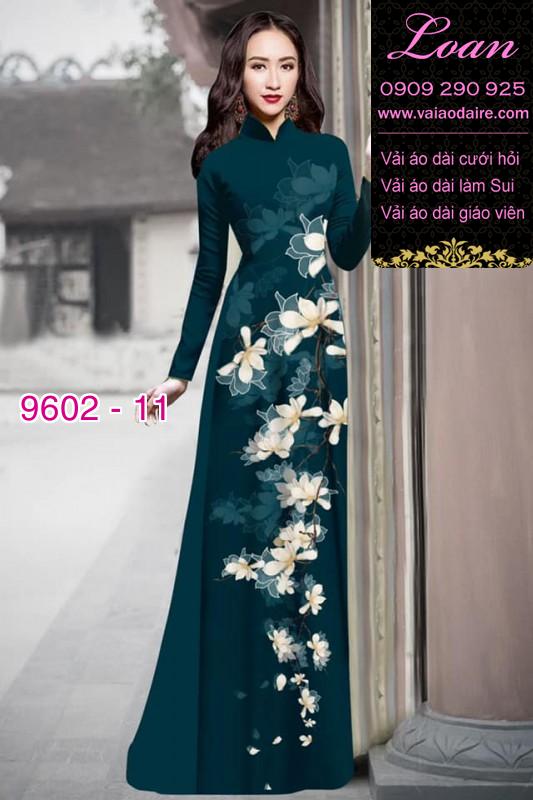 Vải áo dài hoa dây