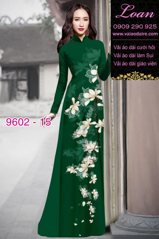 Vải áo dài hoa dây