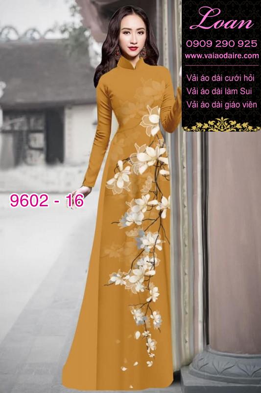 Vải áo dài hoa dây