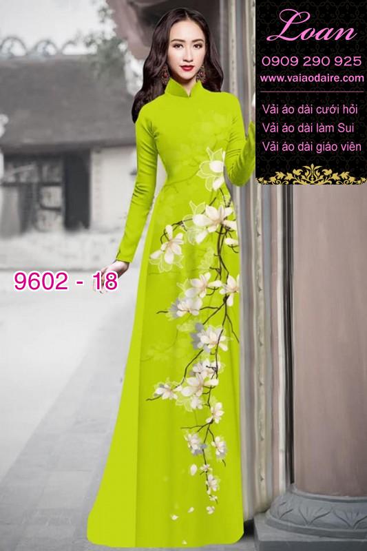 Vải áo dài hoa dây