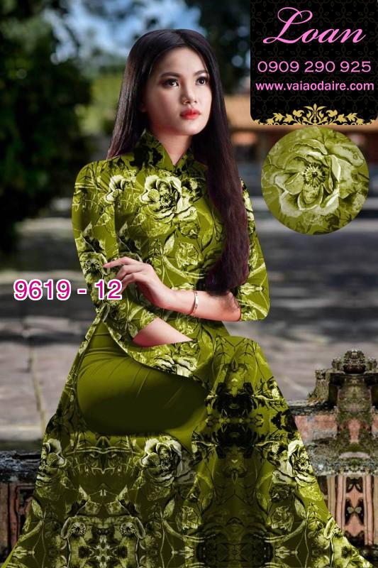 Vải áo dài hoa nguyên áo