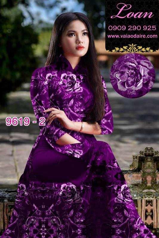 Vải áo dài hoa nguyên áo