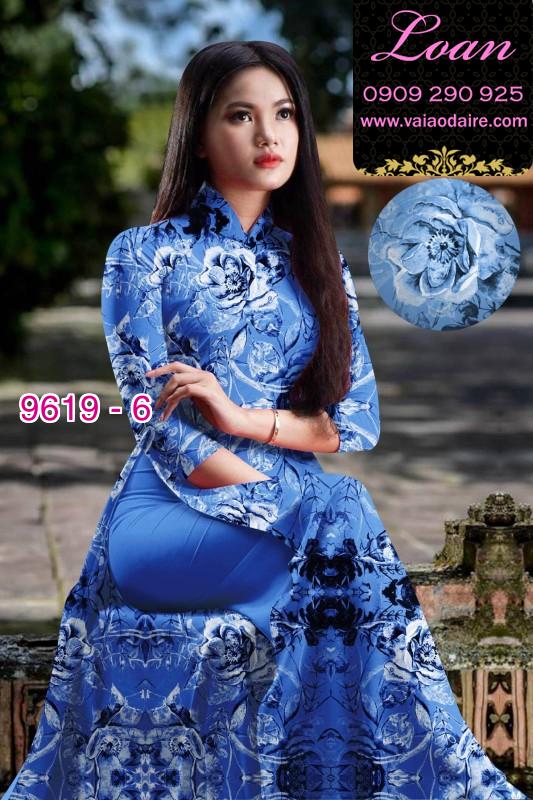 Vải áo dài hoa nguyên áo