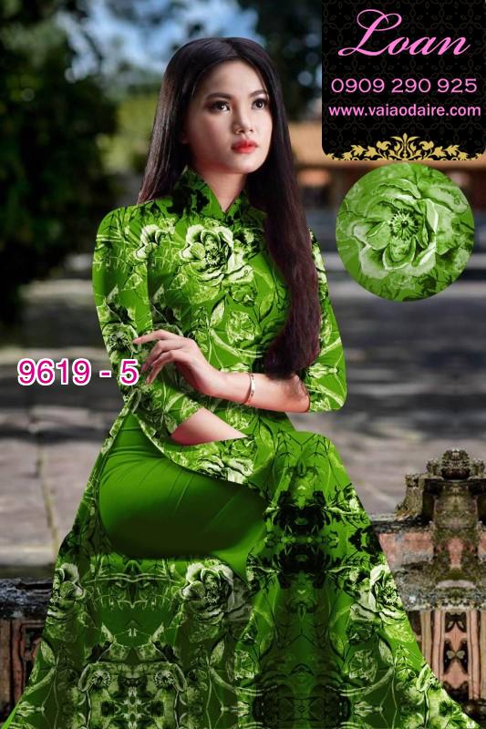Vải áo dài hoa nguyên áo