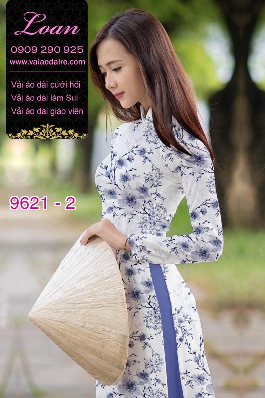 Vải áo dài hoa nguyên áo