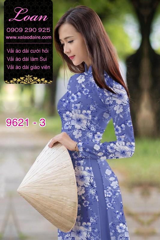 Vải áo dài hoa nguyên áo