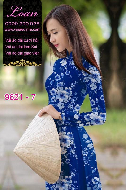 Vải áo dài hoa nguyên áo