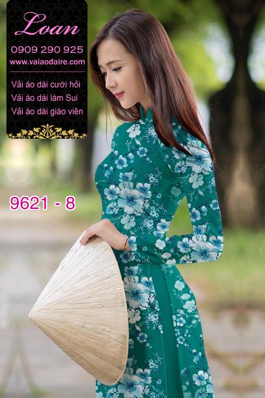 Vải áo dài hoa nguyên áo
