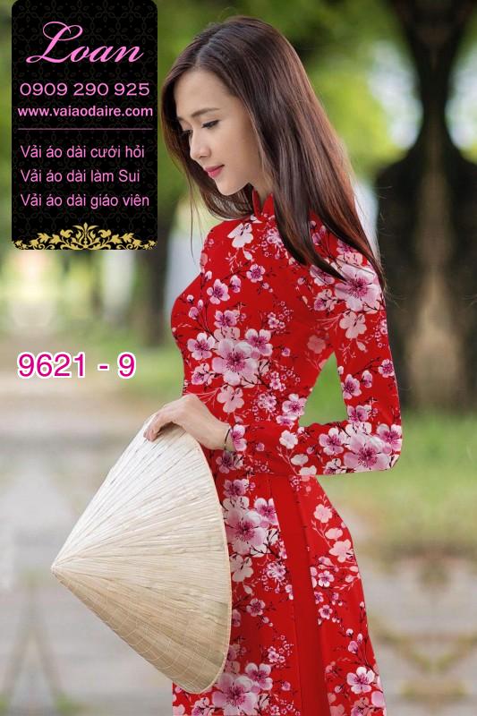 Vải áo dài hoa nguyên áo