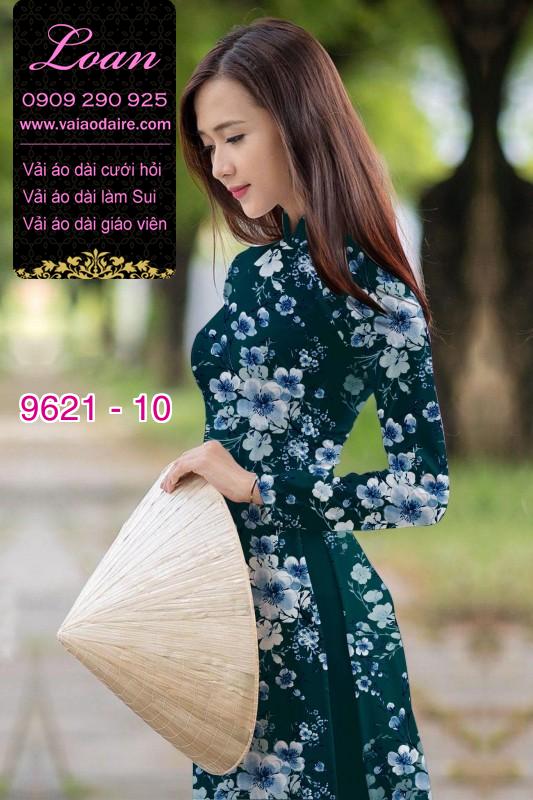 Vải áo dài hoa nguyên áo